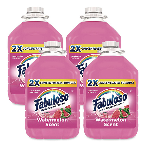 Fabuloso® Multi-Use Cleaner, Watermelon Scent, 1 Gallon Bottle, 4 Gallon Carton (61051023CT)